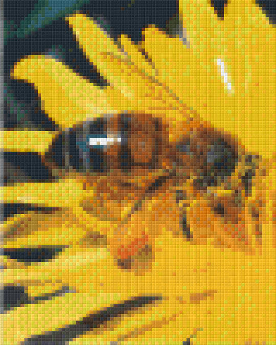 Honey Bee Four [4] Baseplate PixelHobby Mini-mosaic Art Kit